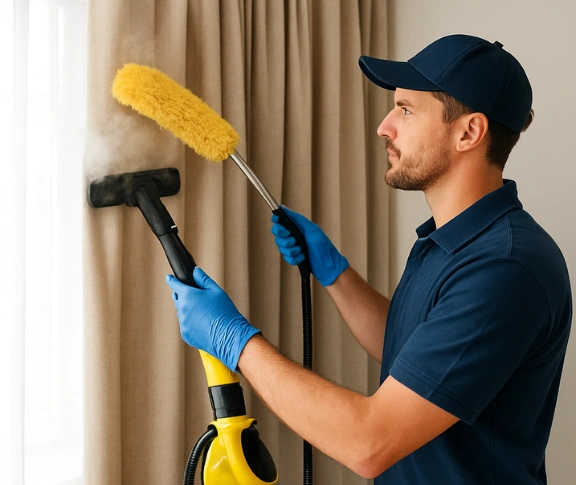 Trusted drapes cleaning technician Matty Curtain Cleaning silverwater-nsw QLD